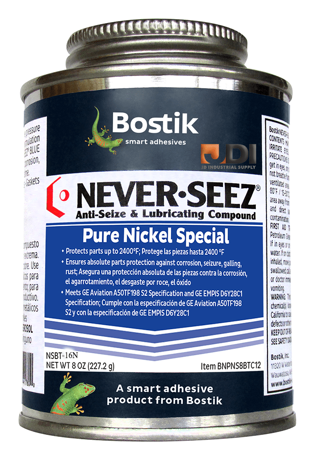 Bostik Never Seez NSBT-16N Pure Nickel Special  1 lb. Brush Top Can