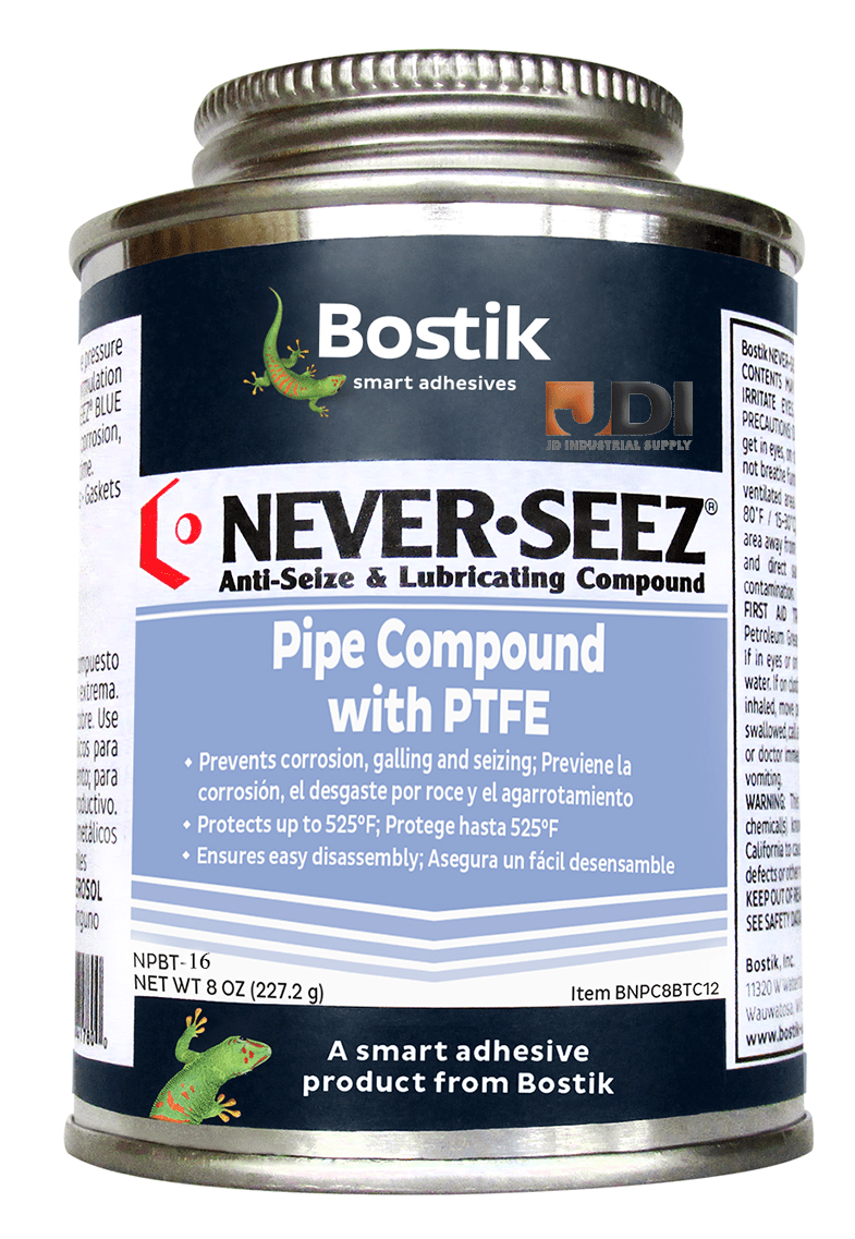 Bostik Never Seez NPBT-16 Pipe Compound With PTFE 1 lb. Brush Top Can