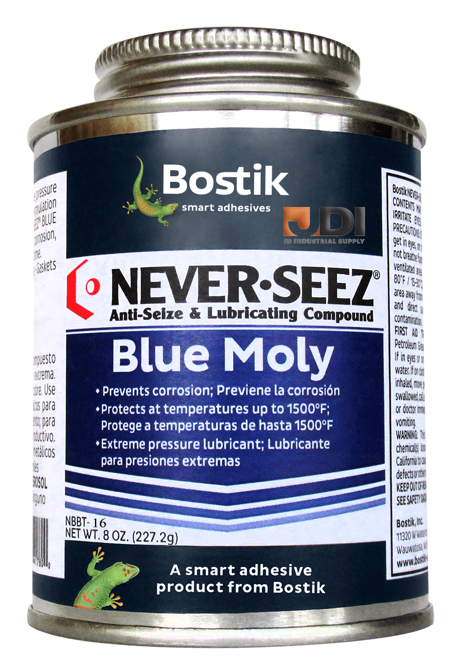 Bostik Never Seez NBBT-16  Blue Moly Anti-Seize 16 oz. Brush Top Can