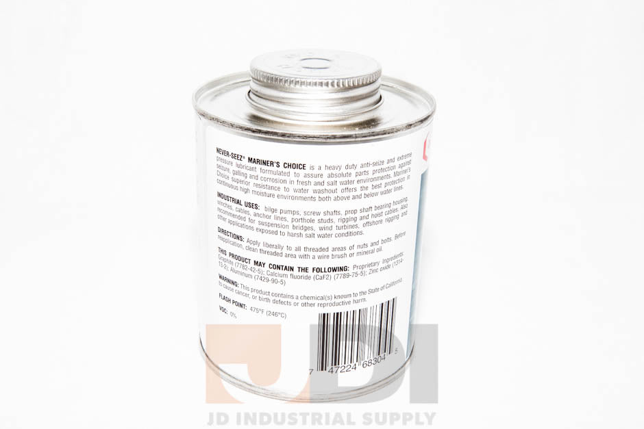 Never Seez Mariner's Choice 16 oz. Brush Top Can - Anti Seize