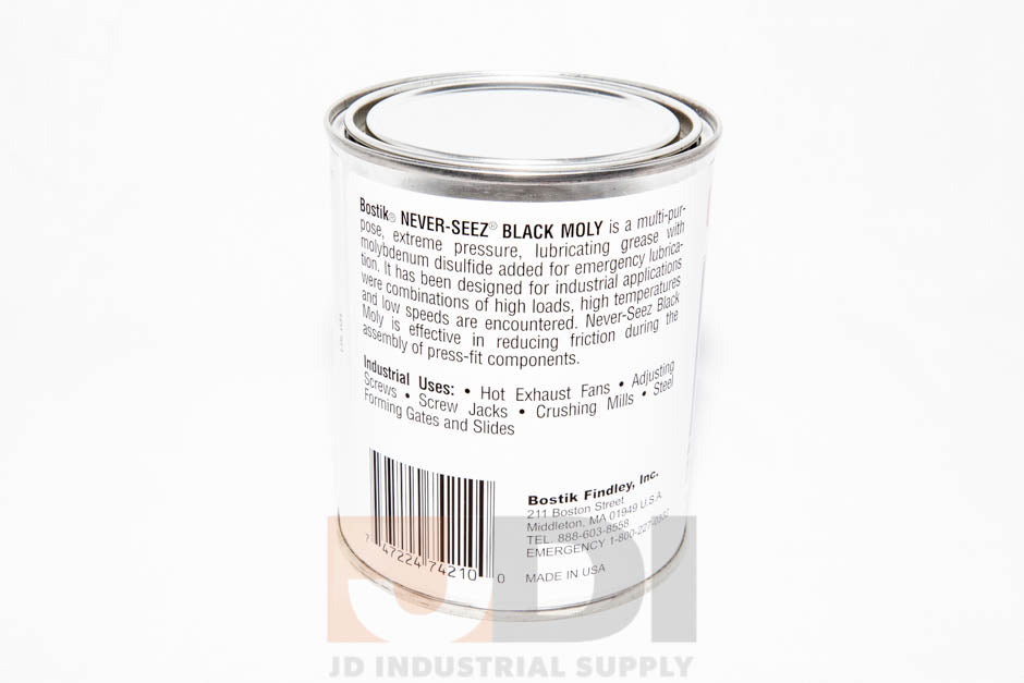 Never Seez Black Moly NSB-150 Extreme Pressure Grease 16 oz. Flat Top Can