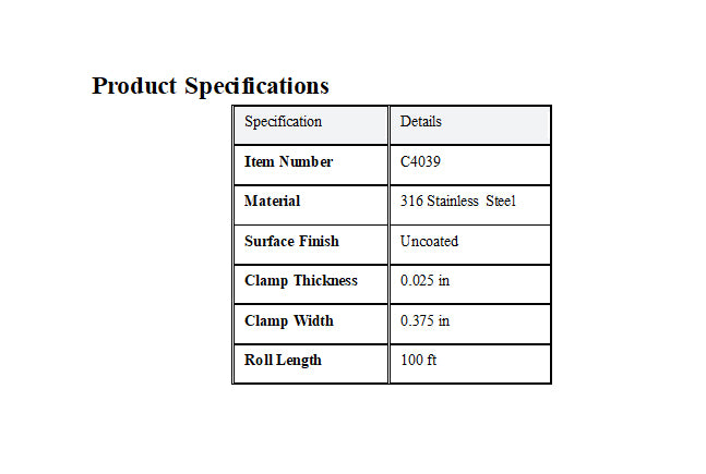 Band-It C4039 Banding