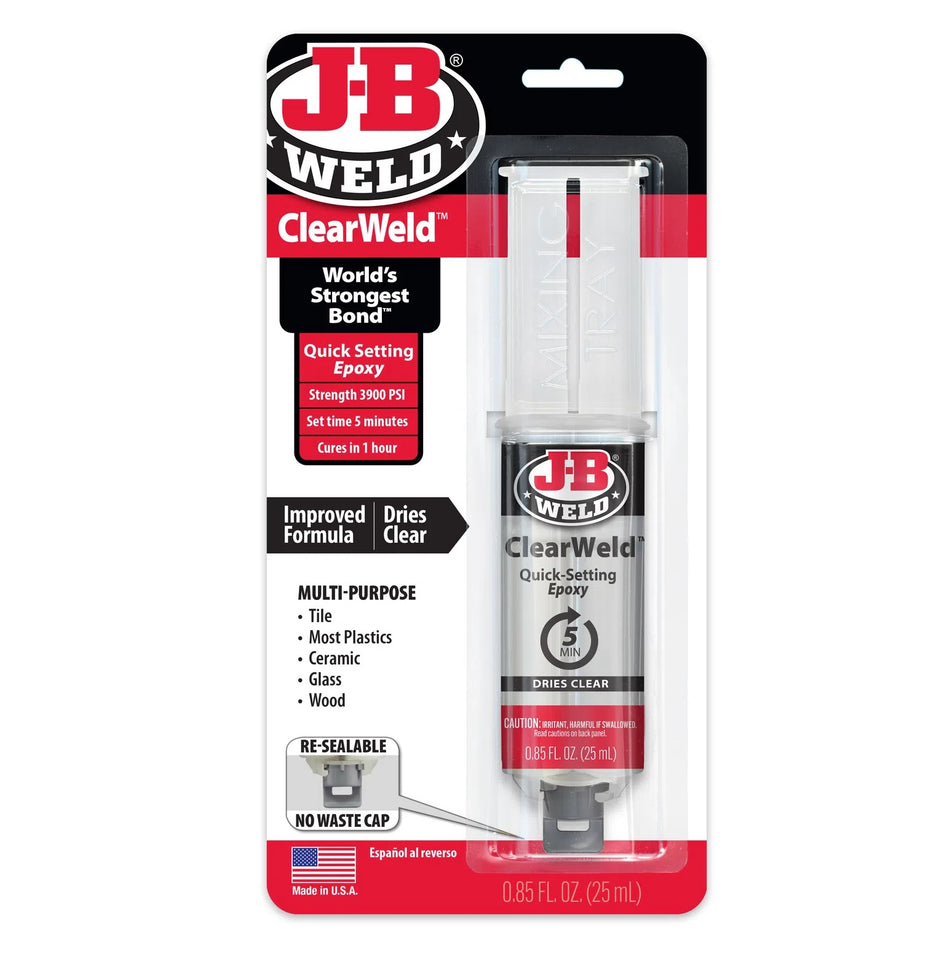 J-B Weld Clear Weld Epoxy