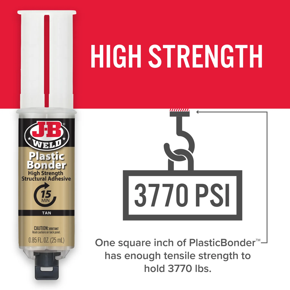 J-B Weld PlasticBonder™ | Structural Plastic Adhesive