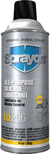 Sprayon LU206 (S00206) Silicone Spray Lubricant