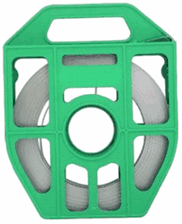 C405G9 width 5/8" Green Tote 201 Stainless Steel Strapping (100 Ft. Roll)