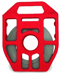 C406R9 Width 3/4" Red Tote 201 Stainless Steel Strapping (100 Ft. Roll)