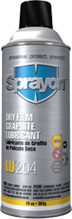 Sprayon LU204 (S00204) Dry Graphite Lubricant