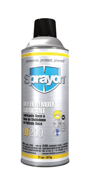 Sprayon LU200 (S00200) Dry Film Moly Lubricant