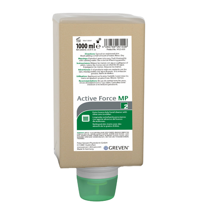 Greven Active Force MP Heavy Duty Industrial Hand Cleaner (1000 ml Bottle)
