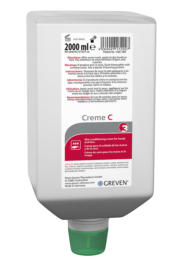 Greven Creme C (2000 ml) Hand and Face Cream