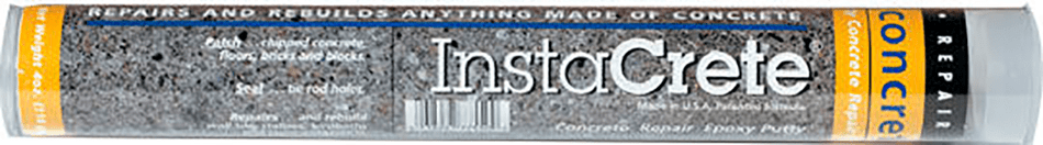 InstaCrete Epoxy Putty Stick For Cement & Masonry Repair Polymeric Systems Inc. (7" Tube)