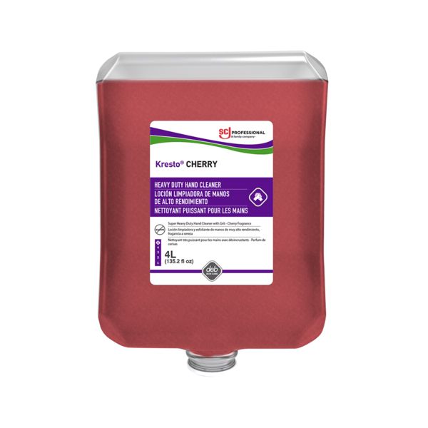 Kresto Cherry Heavy Duty Hand Cleaner 4 Liter Bottle