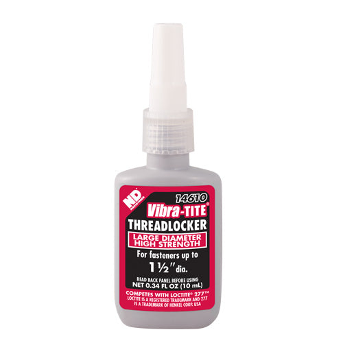 Vibra Tite Threadlocker - 10 ML Large Diameter / High Strength  (For fasteners up to 1 1/2")