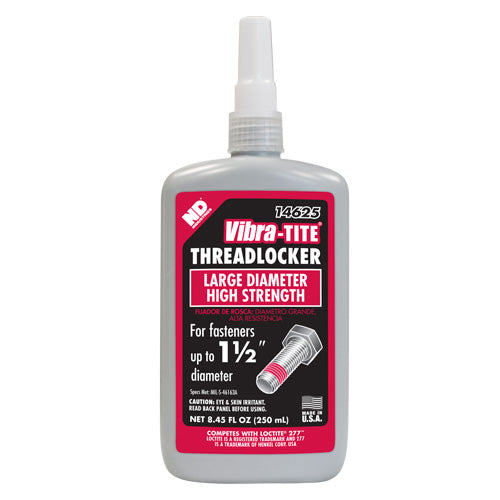 Large Diameter / High Strength Threadlocker 250ml