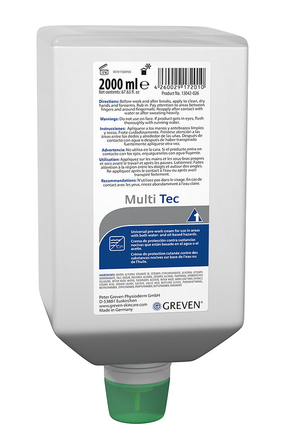 Greven Multi-tec Pre-Work Cream (2 Liter)