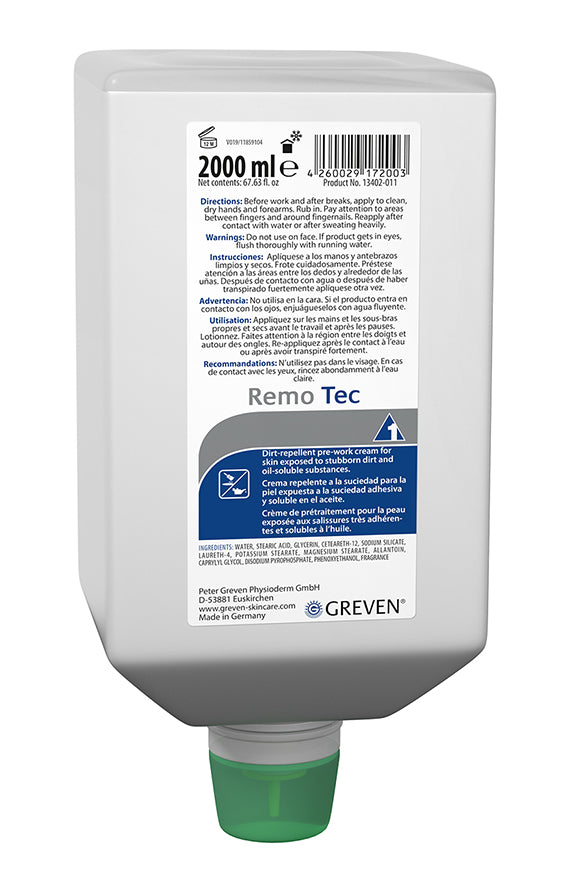 Greven Remo-tec Pre-WorkCream (2 Liter)