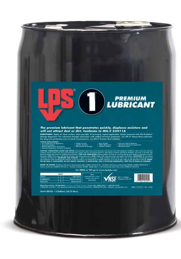 LPS 1 Premium Lubricant 5 Gallons