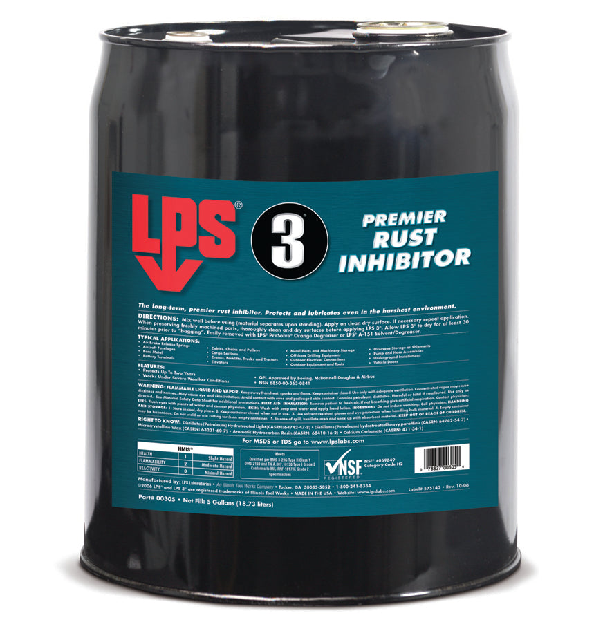 LPS 3 Premier Rust Inhibitor 5 Gallons