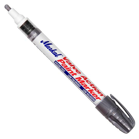 Markal Valve Action Paint Markers 96822 Xylene Free Aluminum (12)