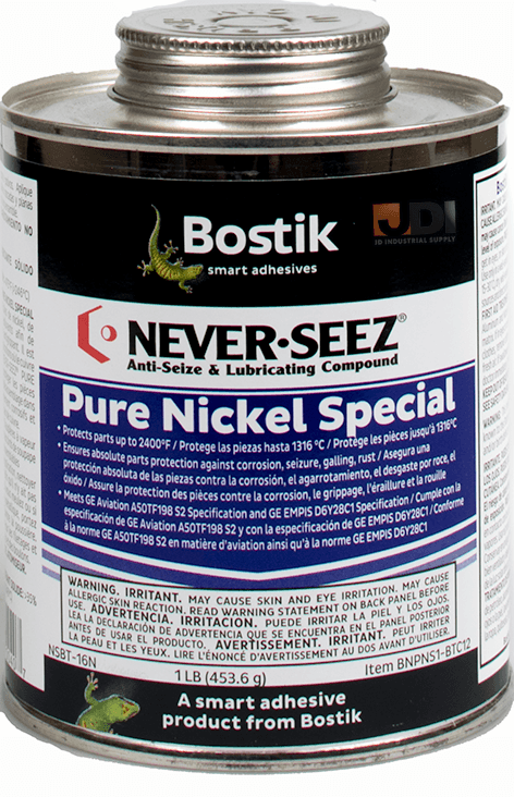 Bostik Never Seez NSBT-8N Pure Nickel Special  8 oz. Brush Top Can