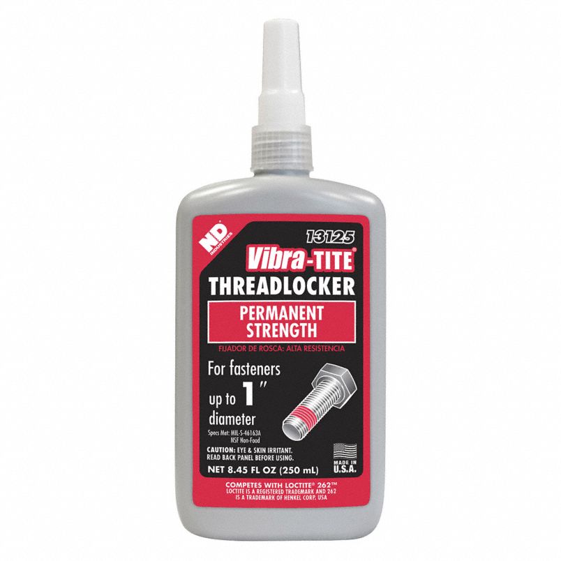 Vibra Tite 131 - 250 ML Permanent Strength Threadlocker (For Fasteners up to 1" in Diameter)