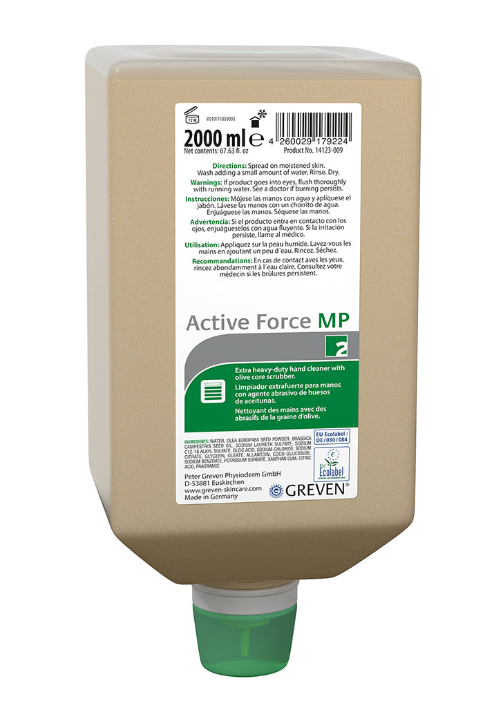 Greven Active Force MP Heavy Duty Industrial Hand Cleaner (2000 ml Bottle)
