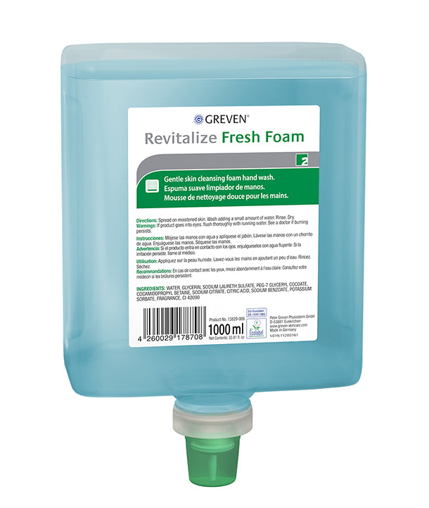 Greven Revitalize Foam Light-Duty Hand Wash (1000 ml Bottle)