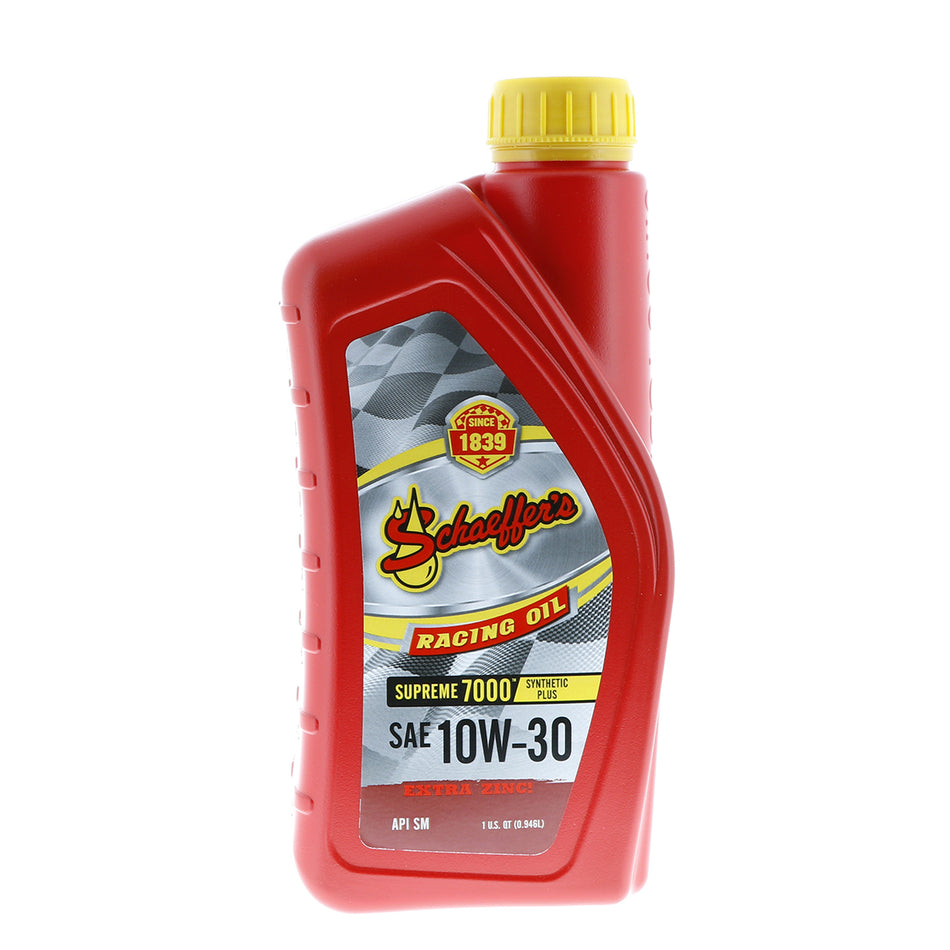 Schaeffer Supreme 7000 (1 qt ) Synthetic Plus Racing Oil 10W-30