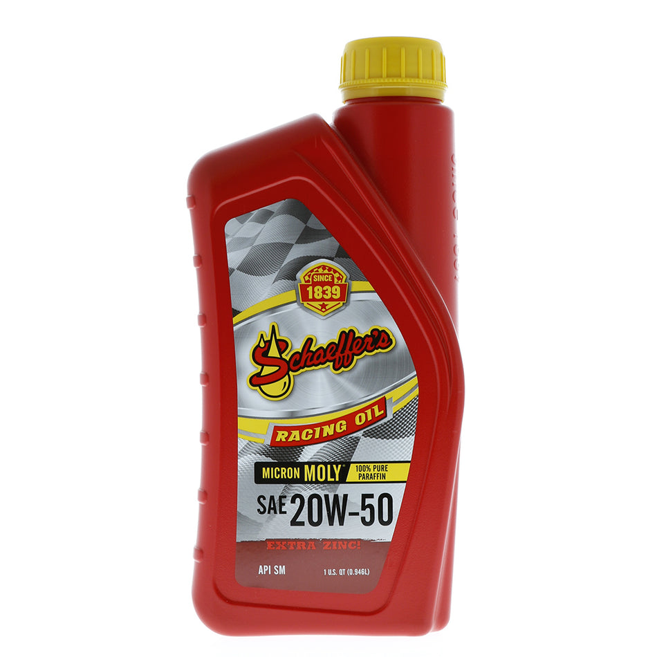 Schaeffer #191 Micron Moly 20W-50 Racing Oil