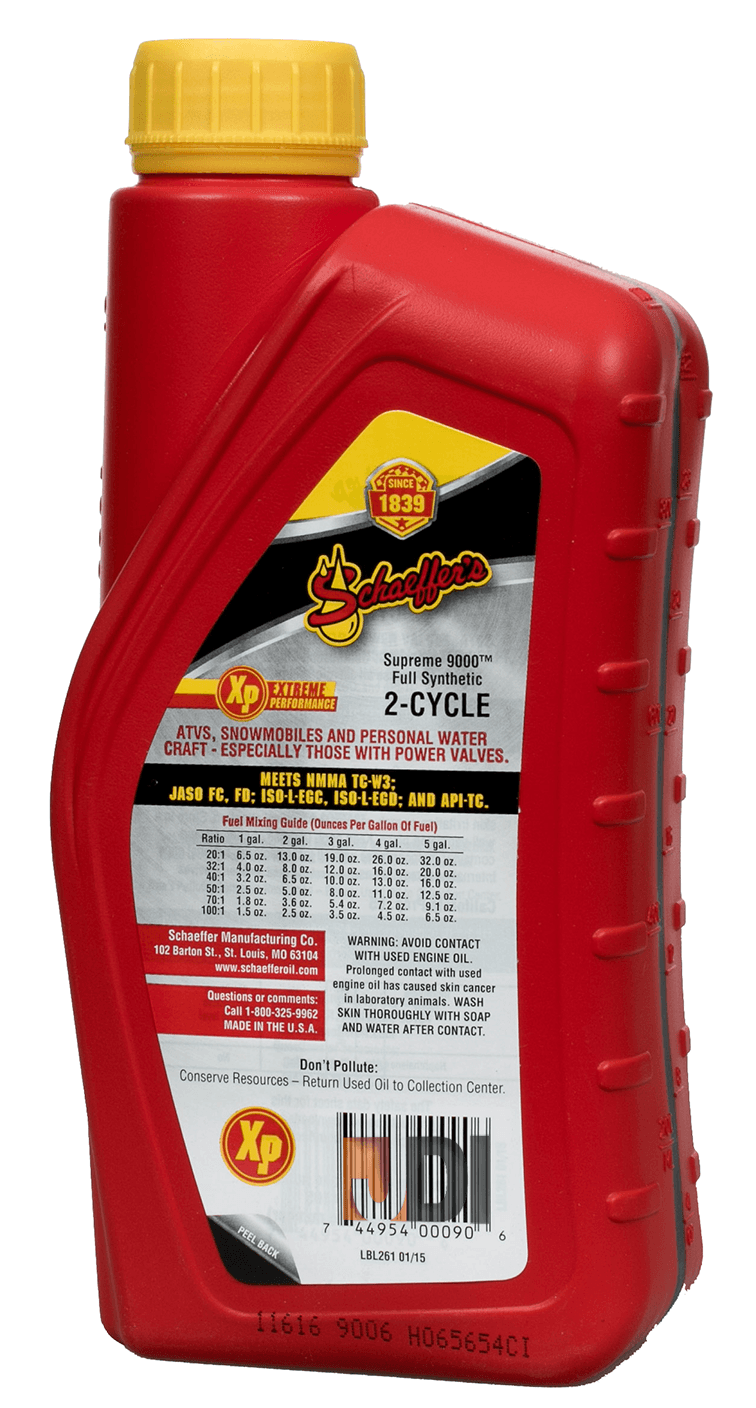 Schaeffer 2-Cycle Racing Oil Full Synthetic (Quart)