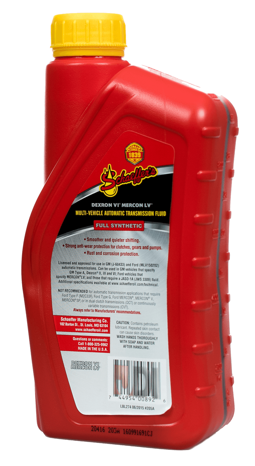 Schaeffer Dexron VI/Mercon (1 Qt.) Automatic Transmission Fluid