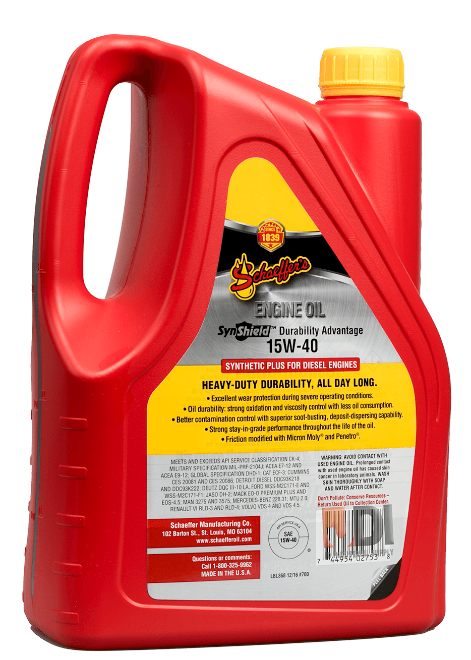Schaeffer Supreme 7000 (Gallon)  15W-40 Synthetic Plus Diesel Oil