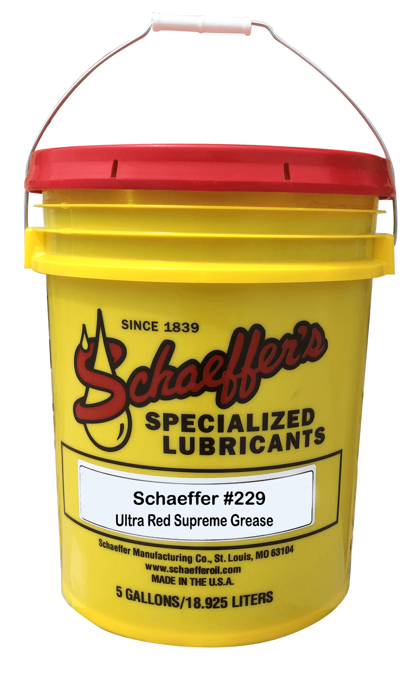 Schaeffer #229 (40 Lb. Pail) Ultra Red Supreme Grease