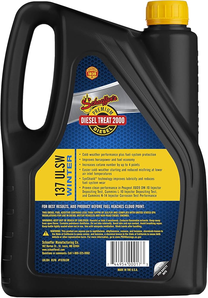 Schaeffer Winter Diesel Treat 2000 (1 Gallon)