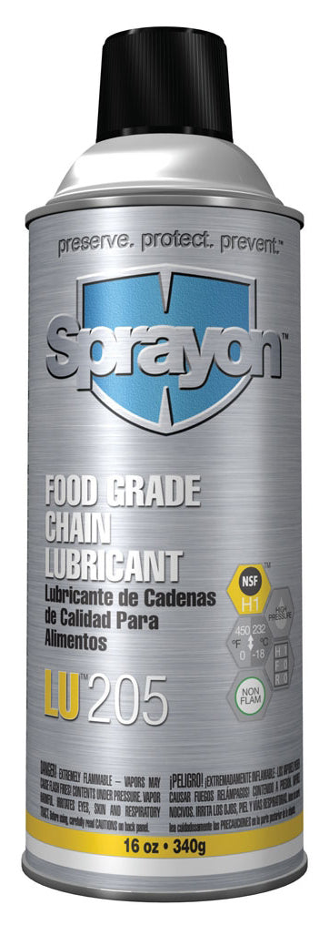 Sprayon LU205 (S00205) Food Grade Chain Lubricant