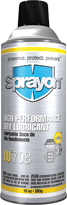 Sprayon LU708 (S00708) High-Performance Dry Lubricant With P.T.F.E.