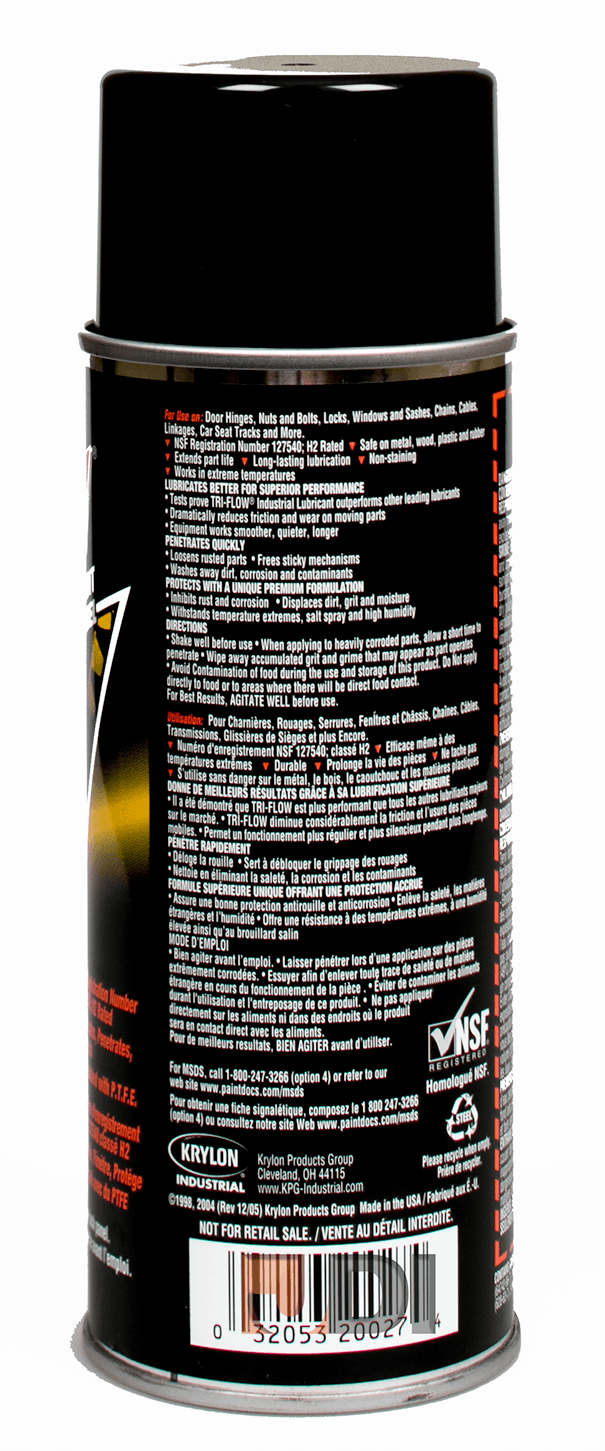 TriFlow TF20027 Industrial Lubricant With P.T.F.E