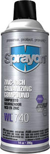 Sprayon WL740 (S00740)  Cold Galvanizing Compound With Zinc